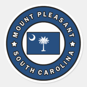 Mount Pleasant South Carolina Runder Aufkleber