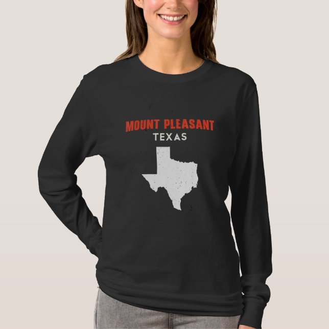 Mount Pleasant Texas USA State America Travel Texa T-Shirt (Vorderseite)