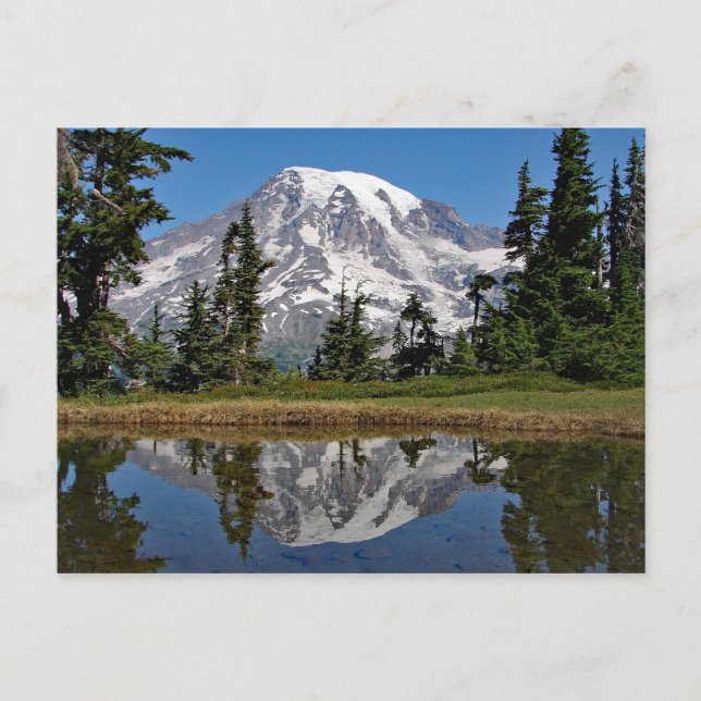 Mount Rainier 2 Postkarte (Vorderseite)