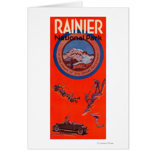 Mount Rainier Advertising Poster 2 (Vorne)