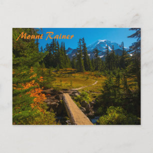 Mount Rainier Herbst Postkarte