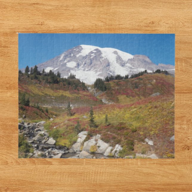 Mount Rainier Herbstfarbenlandschaft (In Situ)