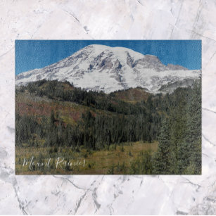 Mount Rainier Landschaftlich Valley Landschaft Schneidebrett