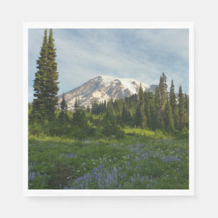 Mount Rainier Morgenlicht Serviette