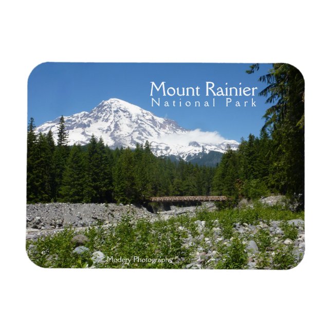 Mount Rainier N.P. Magnet (Horizontal)
