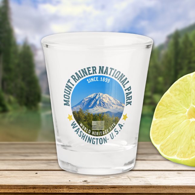 Mount Rainier National Park – Adventure Schnapsglas (Von Creator hochgeladen)