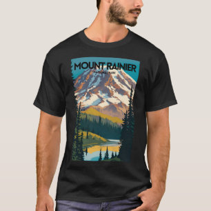 Mount Rainier National Park Traditionelle Reisen P T-Shirt