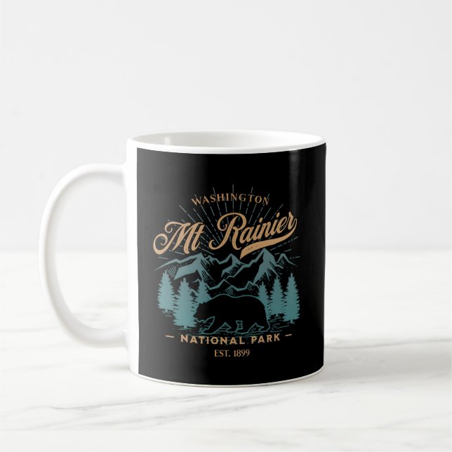 Mount Rainier Nationalpark Bear Kaffeetasse (Links)