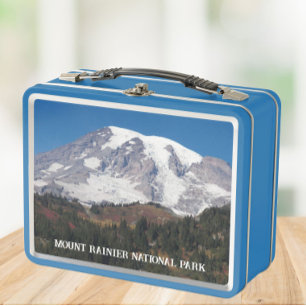 Mount Rainier Nationalpark Landschaft Metall Brotdose