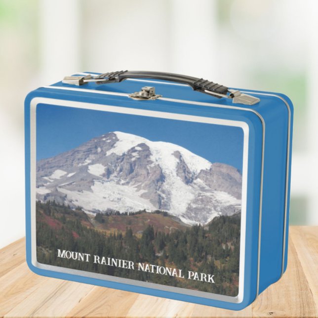 Mount Rainier Nationalpark Landschaft Metall Brotdose (In Situ)