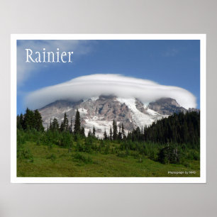Mount Rainier Nationalpark Poster