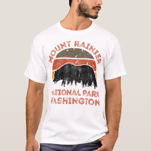 Mount Rainier Nationalpark Washington Bear Wandern T-Shirt