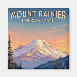 Mount Rainier Nationalpark Washington Reise Magnet