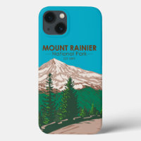 Mount Rainier Nationalpark Washington Vintag
