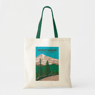 Mount Rainier Nationalpark Washington Vintage Tragetasche