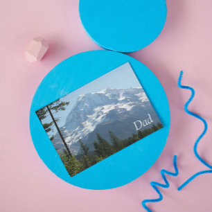 Mount Rainier Photo Father's Day Card Karte