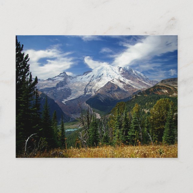 Mount Rainier Postkarte (Vorderseite)