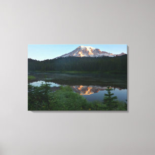 Mount Rainier Reflected Sunrise II Leinwanddruck
