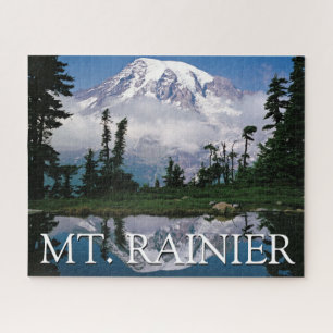 Mount Rainier Spiegelung in einem Bergteich