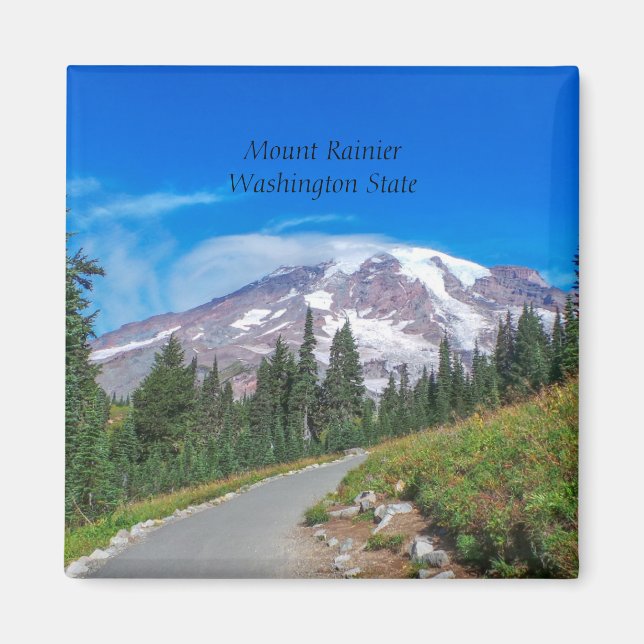 Mount Rainier, Staat Washington Magnet (Vorne)