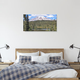 Mount Rainier Szenischer See Landschaft Leinwanddruck