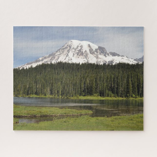 Mount Rainier und See (Horizontal)
