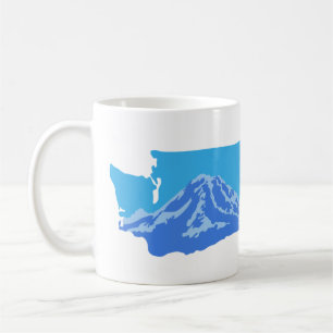 Mount Rainier Washington Mug - version couleur
