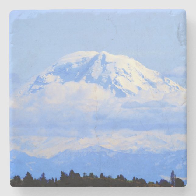 Mount Ranier Steinuntersetzer (Vorderseite)