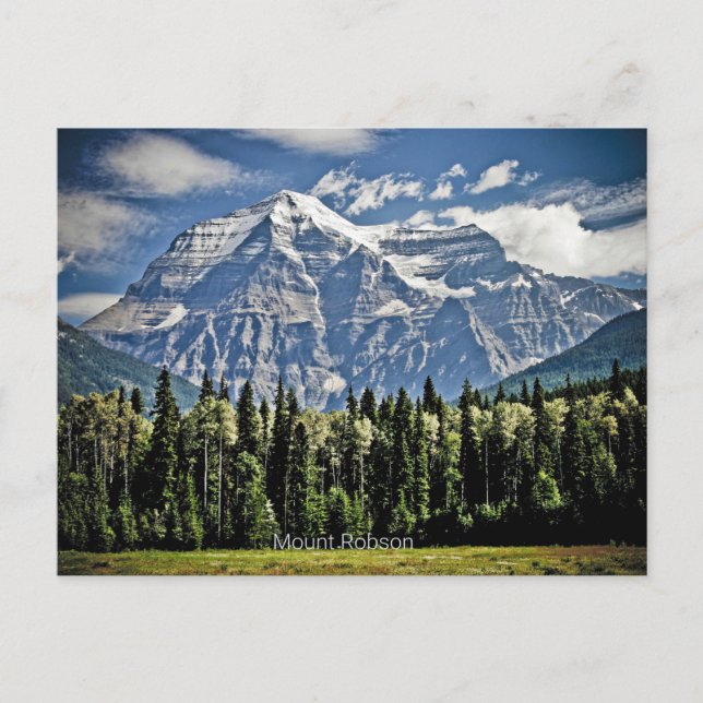 Mount Robson, Kanadische Rockies, Postkarte (Vorderseite)