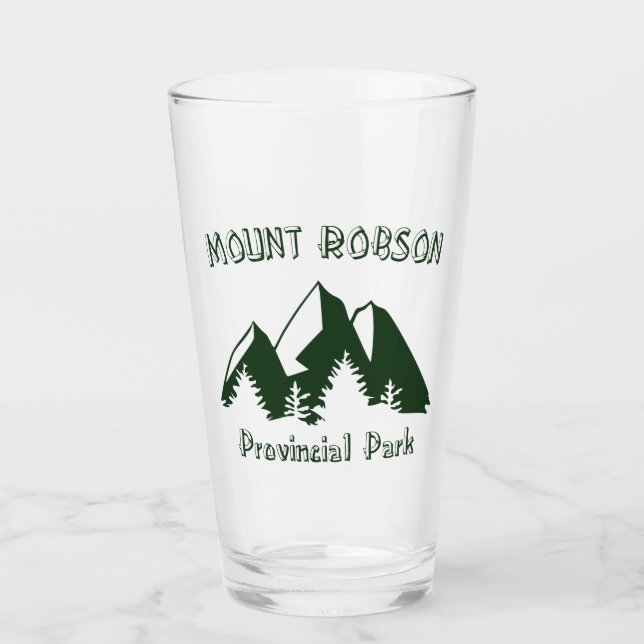 Mount Robson Provincial Park Glas (Vorderseite)