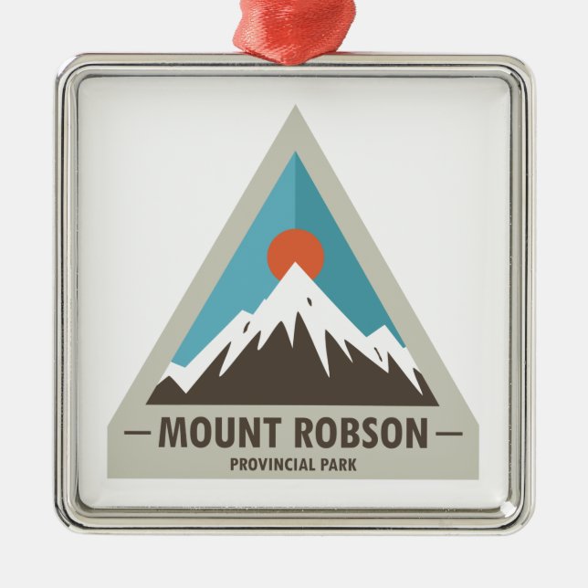 Mount Robson Provincial Park Ornament Aus Metall (Vorne)