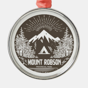 Mount Robson Provincial Park Ornament Aus Metall