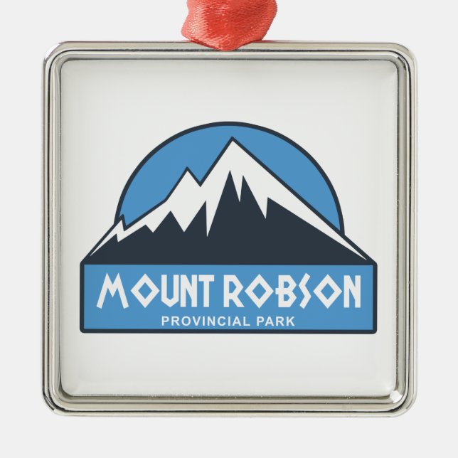 Mount Robson Provincial Park Ornament Aus Metall (Vorne)