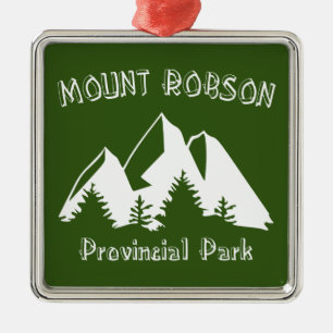 Mount Robson Provincial Park Ornament Aus Metall
