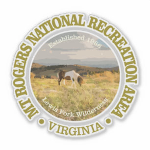 Mount Rogers NRA Aufkleber