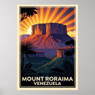 Mount Roraima Venezuela V04 Poster