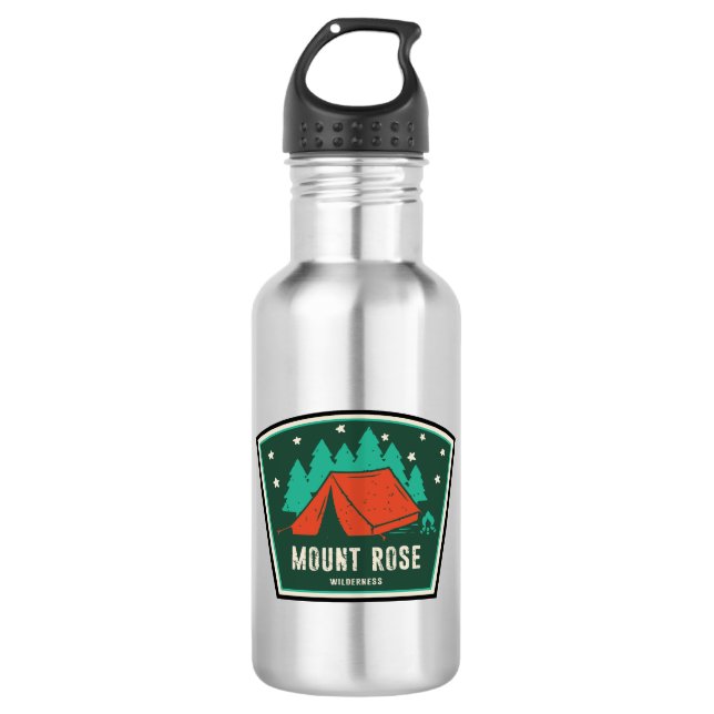Mount Rose Wilderness Nevada Camping Edelstahlflasche (Vorderseite)