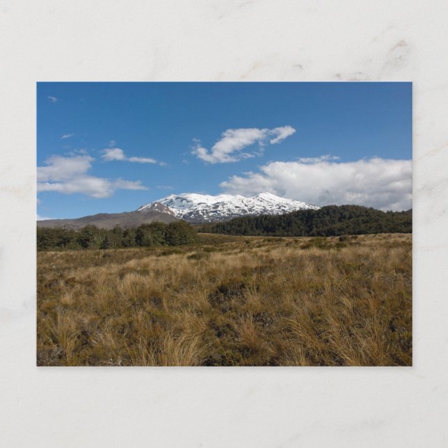 Mount Ruapehu Postkarte (Vorderseite)