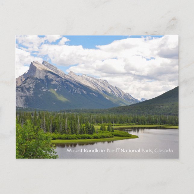Mount Rundle in Banff National Park, Kanada Postkarte (Vorderseite)