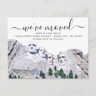 Mount Rushmore bewegliche Ankündigung Postkarte