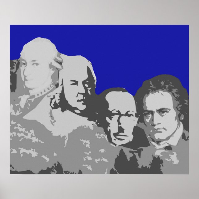 Mount Rushmore Composers Poster (Vorne)