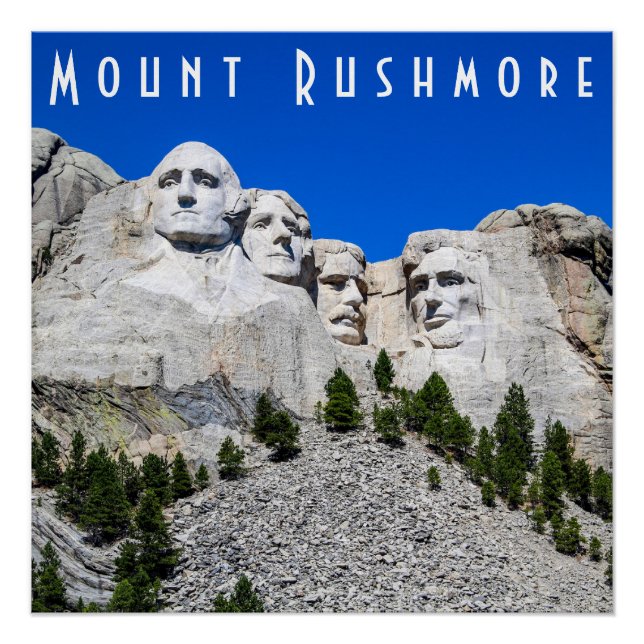 Mount Rushmore Glossy Poster (Vorderseite)