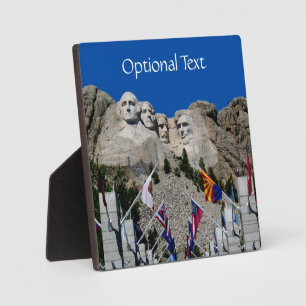 Mount Rushmore individualisierbares Foto Souvenir Fotoplatte