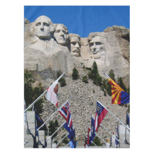 Mount Rushmore individualisierbares Foto Souvenir Tischdecke