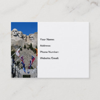 Mount Rushmore individualisierbares Foto Souvenir Visitenkarte