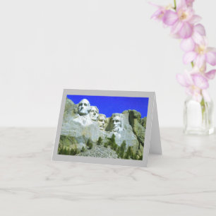 Mount Rushmore Inspiration Note Card Karte