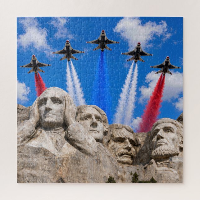 Mount Rushmore Kampfjet-Überflug (Vertikal)