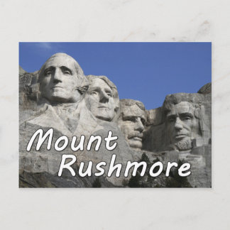 Mount Rushmore Postkarte