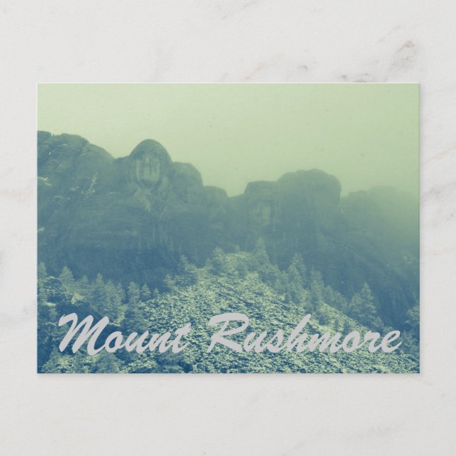 Mount Rushmore Postkarte (Vorderseite)