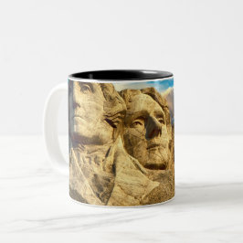 Mount Rushmore Präsidentendenkmal Zweifarbige Tasse